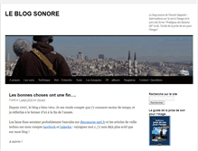 Tablet Screenshot of leblogsonore.com
